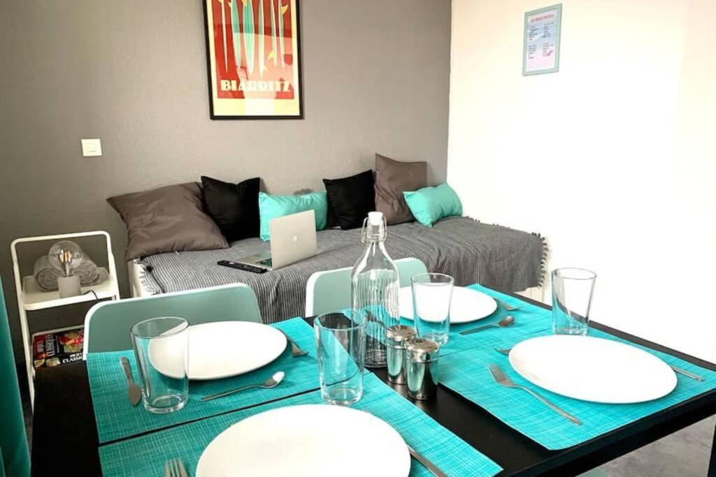 Ferienwohnung Parking Fibre Netflix Balcon Surfrack Biarritz Exterior foto